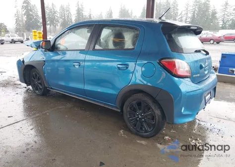 2023 Mitsubishi Mirage Black Edition/Ralliart/Se z USA, uszkodzony, nr VIN ML32AWHJ1PH001632